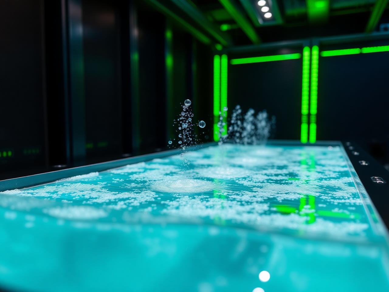 GPU servers submerged in dielectric fluid